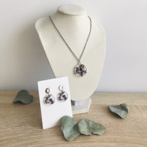 Parure Ella mauve